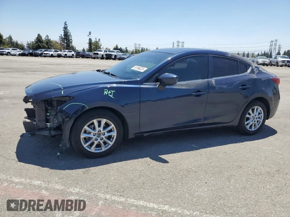 2016 Mazda 3 i Sport with VIN JM1BM1U72G1335369, listed as a Copart auction lot 56196025 with 167,105 mi miles and Salvage Title. Bid and sale history available at DreamBid. Image 1.