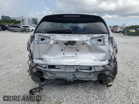 2017 Lexus NX 200t with VIN JTJYARBZ9H2077303, listed as a Copart auction lot 62014305 with 82,508 mi miles and Salvage title. Bid and sale history available at DreamBid. Image 6.