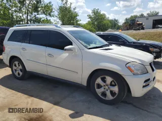 2012 Mercedes-Benz GL-Class GL 450 with VIN 4JGBF7BE4CA790020, listed as a Copart auction lot 60251444 with 163,729 mi miles and Salvage Title. Bid and sale history available at carsss.com. Image 4.