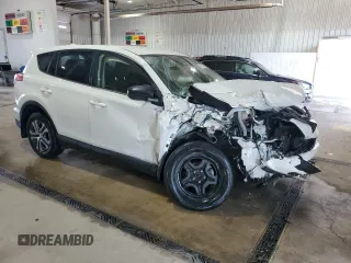 2018 Toyota RAV4 LE with VIN JTMBFREV7JJ227178, listed as a Copart auction lot 63841575 with Not provided miles and Salvage title. Bid and sale history available at DreamBid. Image 4.