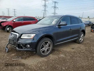 2017 Audi Q5 Premium with VIN WA1C2AFP1HA069586, listed as a Copart auction lot 60000745 with 92,173 mi miles and Salvage title. Bid and sale history available at DreamBid. Image 1.
