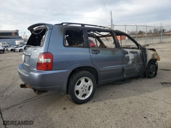 2006 Toyota Highlander w/3rd Row with VIN JTEEP21A960156952, listed as a Copart auction lot 54532825 with 0 mi miles and Salvage Title. Bid and sale history available at carsss.com. Image 3.