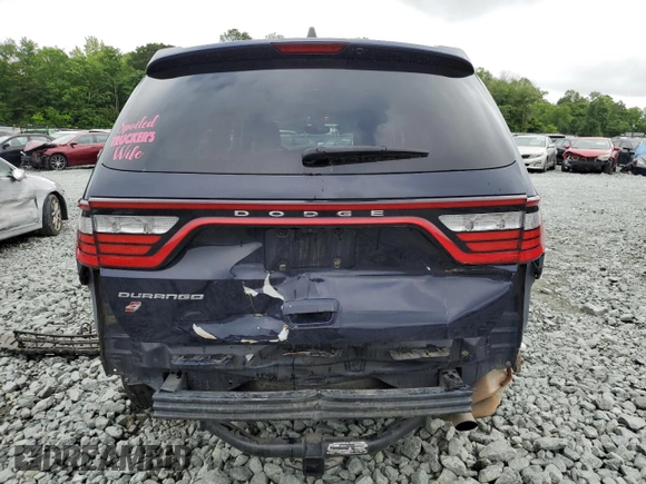 2018 Dodge Durango SXT z VIN 1C4RDJAG7JC359777, wystawiony jako Copart lot #57051685 z przebiegiem 134 568 mil mil oraz Szkoda całkowita • Salvage title. Historia ofert i sprzedaży dostępna na DreamBid. Obrazek 6.