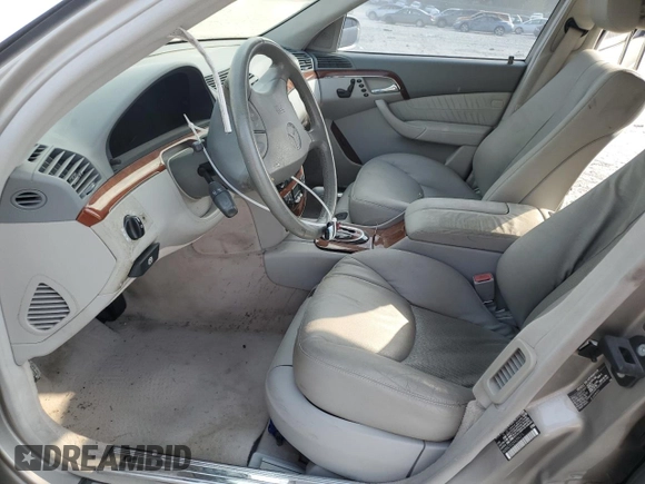 2004 Mercedes-Benz S-Class 4.3L with VIN WDBNG70J24A394215, listed as a Copart auction lot 67526124 with 0 mi miles and Clean Title. Bid and sale history available at carsss.com. Image 7.