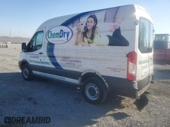 2017 Ford Transit with VIN 1FTYR1CM1HKB07796, listed as a Copart auction lot 42052045 with 143,766 mi miles and Salvage Title. Bid and sale history available at DreamBid. Image 2.
