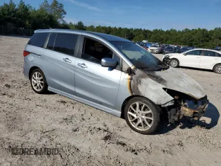 2012 Mazda 5 Grand Touring with VIN JM1CW2DL4C0134364, listed as a Copart auction lot 69580454 with Not Provided miles and Salvage Title. Bid and sale history available at DreamBid. Image 4.