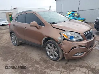 2016 Buick Encore Leather with VIN KL4CJCSB6GB553593, listed as a IAAI auction lot 41582660 with 95,713 mi miles. Bid and sale history available at carsss.com. Image 1.