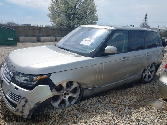 2015 Land Rover Range Rover Supercharged Autobiography with VIN SALGV2TF7FA214068, listed as a IAAI auction lot 42036693 with 79,905 mi miles. Bid and sale history available at carsss.com. Image 14.