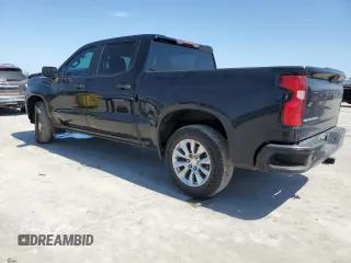 2020 Chevrolet Silverado 1500 Custom with VIN 3GCPWBEH9LG452164, listed as a Copart auction lot 52166725 with 114,131 mi miles and Salvage Title. Bid and sale history available at DreamBid. Image 2.