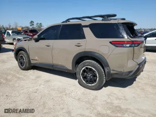 2024 Nissan Pathfinder SV with VIN 5N1DR3BD8RC230028, listed as a Copart auction lot 45240105 with 21,211 mi miles and Salvage Title. Bid and sale history available at carsss.com. Image 2.