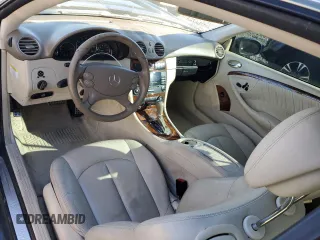 2009 Mercedes-Benz CLK 3.5L with VIN WDBTJ56H39F269364, listed as a Copart auction lot 48144745 with 99,139 mi miles and Salvage Title. Bid and sale history available at carsss.com. Image 8.