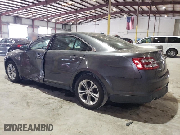 2017 Ford Taurus SEL with VIN 1FAHP2E82HG124014, listed as a Copart auction lot 47630015 with 136,099 mi miles and Salvage Title. Bid and sale history available at DreamBid. Image 2.