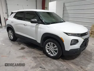 2022 Chevrolet TrailBlazer LS with VIN KL79MNSL3NB048164, listed as a IAAI auction lot 41508087 with 1 mi miles. Bid and sale history available at carsss.com. Image 1.