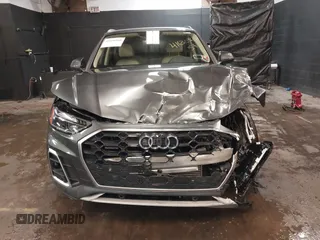 2022 Audi Q5 S line Premium with VIN WA1GAAFY8N2081365, listed as a IAAI auction lot 41630360 with 21,134 mi miles and . Bid and sale history available at DreamBid. Image 12.