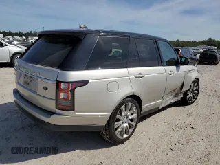 2017 Land Rover Range Rover with VIN SALGS2FE5HA350018, listed as a Copart auction lot 72626003 with 68,320 mi miles and Salvage title. Bid and sale history available at DreamBid. Image 3.