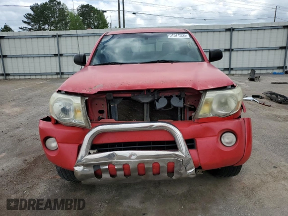 2007 Toyota Tacoma PreRunner with VIN 5TETU62N37Z464861, listed as a Copart auction lot 51371055 with 266,747 mi miles and Salvage Title. Bid and sale history available at carsss.com. Image 5.