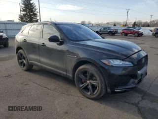 2019 Jaguar F-Pace S with VIN SADCM2FV3KA352927, listed as a Copart auction lot 49069735 with 83,317 mi miles and Salvage Title. Bid and sale history available at DreamBid. Image 4.