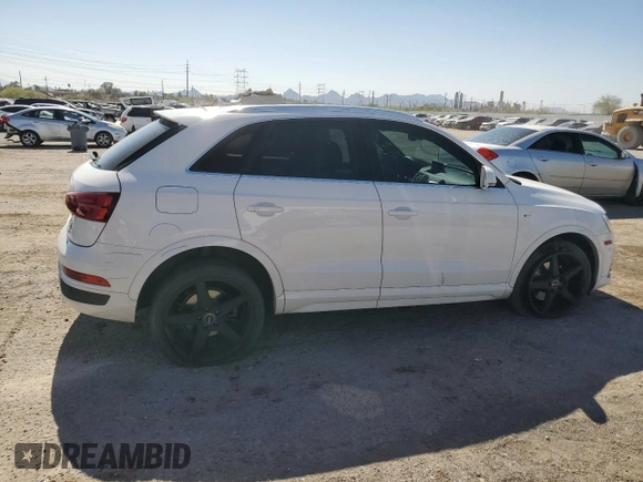 2016 Audi Q3 Prestige with VIN WA1GFCFS5GR004116, listed as a Copart auction lot 57690675 with 122,081 mi miles and Salvage title. Bid and sale history available at DreamBid. Image 3.