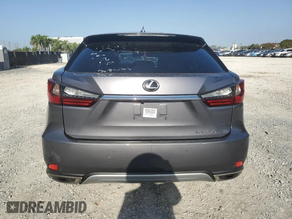 2020 Lexus RX 350 with VIN 2T2AZMAA2LC168320, listed as a Copart auction lot 51494485 with 51,797 mi miles and Non Repairable. Bid and sale history available at DreamBid. Image 6.