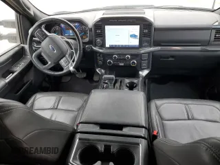 2023 Ford F-150 XL with VIN 1FTFW1E80PFB21597, listed as a Copart auction lot 44261435 with 55,566 mi miles and Salvage Title. Bid and sale history available at carsss.com. Image 8.