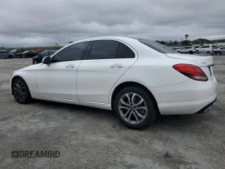 2018 Mercedes-Benz C with VIN WDDWF4JB1JR401947, listed as a Copart auction lot 48956665 with 93,467 mi miles and Salvage Title. Bid and sale history available at carsss.com. Image 2.