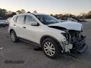 2017 Nissan Rogue S with VIN KNMAT2MTXHP549624, listed as a Copart auction lot 87082524 with 126,181 mi miles and Salvage Title. Bid and sale history available at carsss.com. Image 4.