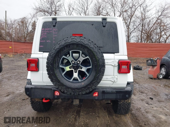 2018 Jeep Wrangler Unlimited Rubicon with VIN 1C4HJXFG6JW301254, listed as a IAAI auction lot 41654089 with 71,364 mi miles and . Bid and sale history available at DreamBid. Image 16.
