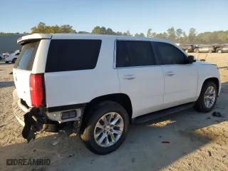 2015 Chevrolet Tahoe Commercial with VIN 1GNSK2ECXFR695889, listed as a Copart auction lot 74369994 with 196,209 mi miles and Salvage Title. Bid and sale history available at carsss.com. Image 3.