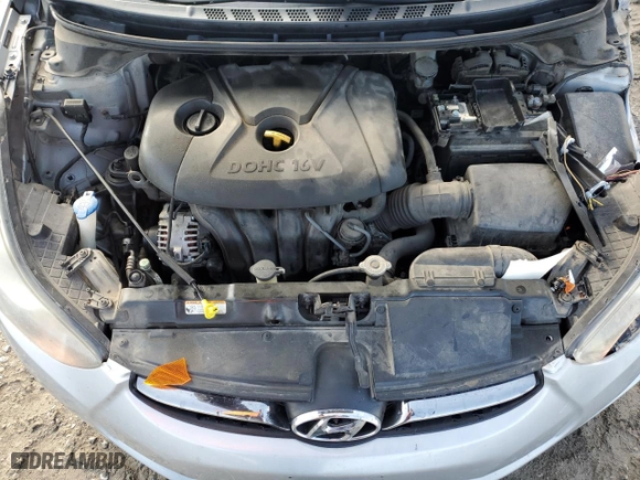 2012 Hyundai Elantra Limited with VIN 5NPDH4AE8CH132720, listed as a Copart auction lot 44357175 with 181,657 mi miles and Salvage Title. Bid and sale history available at carsss.com. Image 13.