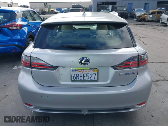 2011 Lexus CT 200h with VIN JTHKD5BH1B2004562, listed as a IAAI auction lot 41586037 with 94,017 mi miles and . Bid and sale history available at DreamBid. Image 17.