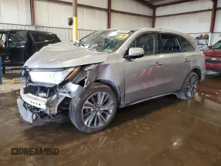 2017 Acura MDX Technology z VIN 5FRYD4H51HB022812, wystawiony jako Copart lot #53609645 z przebiegiem Nie podano mil oraz Szkody całkowita. Historia ofert i sprzedaży dostępna na DreamBid. Obrazek 1.