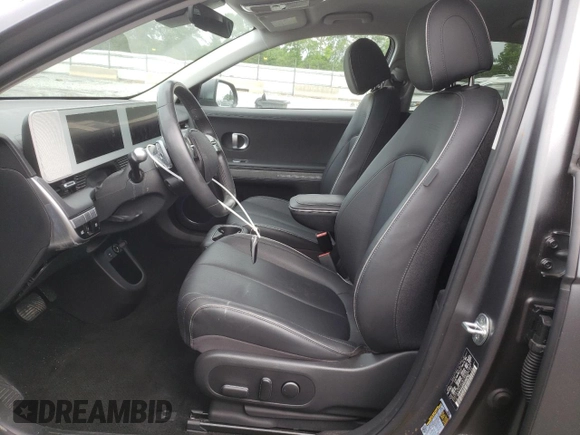 2022 Hyundai Ioniq 5 SEL with VIN KM8KN4AEXNU050783, listed as a Copart auction lot 58491465 with 23,875 mi miles and Salvage title. Bid and sale history available at DreamBid. Image 7.