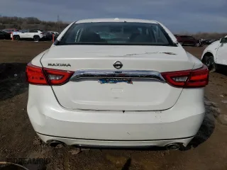 2018 Nissan Maxima SL with VIN 1N4AA6AP0JC385498, listed as a Copart auction lot 46671935 with 0 mi miles and Salvage Title. Bid and sale history available at carsss.com. Image 6.
