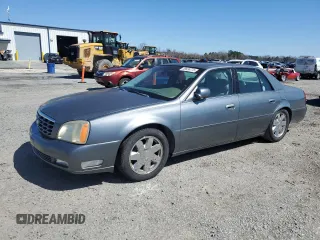 2003 Cadillac DeVille DTS z VIN 1G6KF579X3U233215, wystawiony jako Copart lot #48636775 z przebiegiem 99 144 mil mil oraz Nie do naprawy. Historia ofert i sprzedaży dostępna na DreamBid. Obrazek 1.
