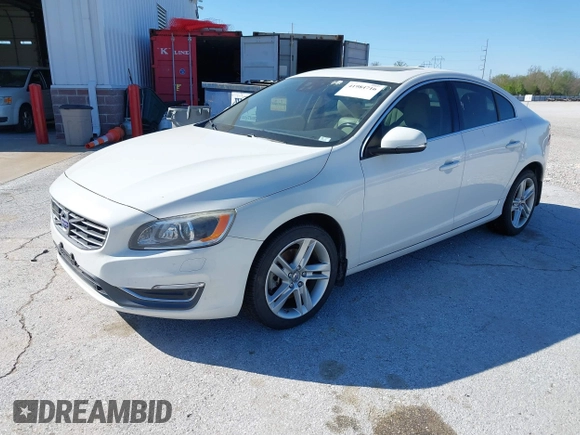 2015 Volvo S60 T5 Drive-E Platinum with VIN YV140MFM7F1346644, listed as a IAAI auction lot 41984716 with 78,210 mi miles. Bid and sale history available at carsss.com. Image 17.