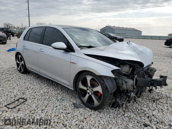 2015 Volkswagen Golf GTI SE with VIN 3VW5T7AUXFM001165, listed as a Copart auction lot 45102095 with 68,992 mi miles and Salvage Title. Bid and sale history available at carsss.com. Image 4.