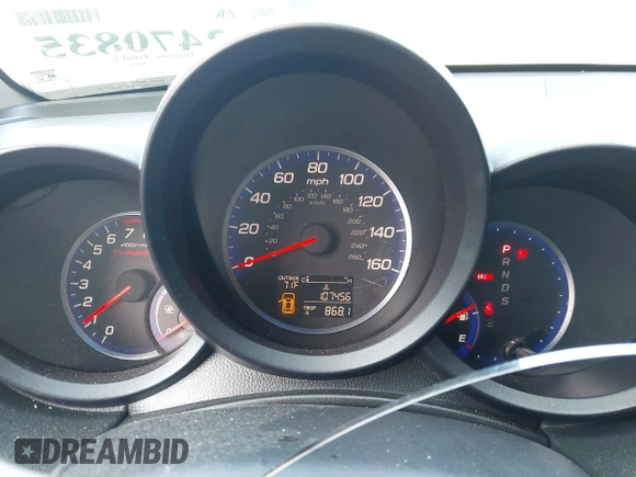 2007 Acura RDX with VIN 5J8TB18287A021669, listed as a IAAI auction lot 42470835 with 107,456 mi miles and . Bid and sale history available at DreamBid. Image 7.