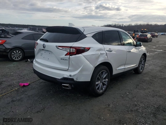 2022 Acura RDX w/Technology Package with VIN 5J8TC1H5XNL007460, listed as a Copart auction lot 79285954 with 24,066 mi miles and Salvage Title. Bid and sale history available at carsss.com. Image 3.
