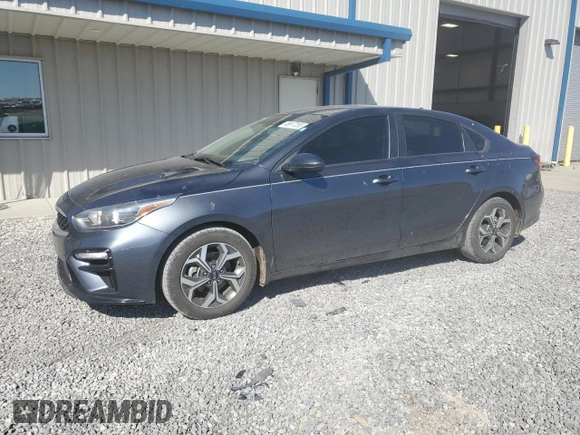 2021 Kia Forte LXS with VIN 3KPF24AD0ME266614, listed as a Copart auction lot 48617255 with 32,144 mi miles and Salvage Title. Bid and sale history available at carsss.com. Image 1.