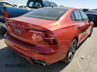 2019 Volvo S60 R-Design with VIN 7JR102FM1KG004368, listed as a Copart auction lot 55969514 with 39,872 mi miles and Salvage Title. Bid and sale history available at carsss.com. Image 3.