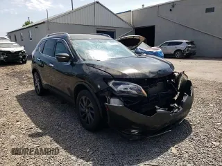 2015 Nissan Rogue SV with VIN 5N1AT2MV5FC892245, listed as a Copart auction lot 54838525 with 77,247 mi miles and Salvage Title. Bid and sale history available at DreamBid. Image 14.