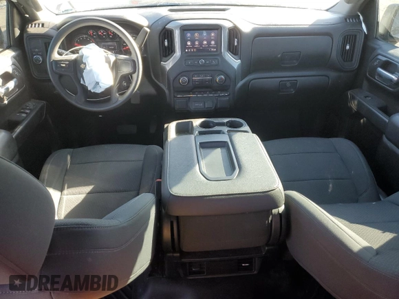 2021 Chevrolet Silverado 1500 Custom with VIN 1GCRWBEK3MZ350607, listed as a Copart auction lot 82812734 with 60,849 mi miles and Non Repairable. Bid and sale history available at DreamBid. Image 8.