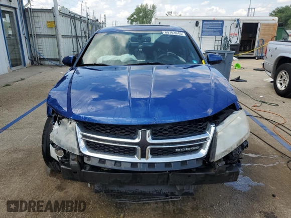 2012 Dodge Avenger SXT with VIN 1C3CDZCB5CN177710, listed as a Copart auction lot 60703945 with 184,031 mi miles and Salvage title. Bid and sale history available at DreamBid. Image 5.