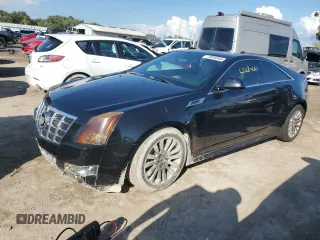 2012 Cadillac CTS Coupe Performance with VIN 1G6DL1E31C0111827, listed as a Copart auction lot 73833344 with 0 mi miles and Salvage Title. Bid and sale history available at carsss.com. Image 1.