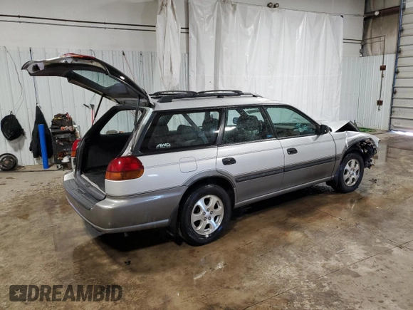 1999 Subaru Legacy Outback with VIN 4S3BG6852X7622611, listed as a Copart auction lot 46237695 with 137,366 mi miles and Salvage title. Bid and sale history available at DreamBid. Image 3.