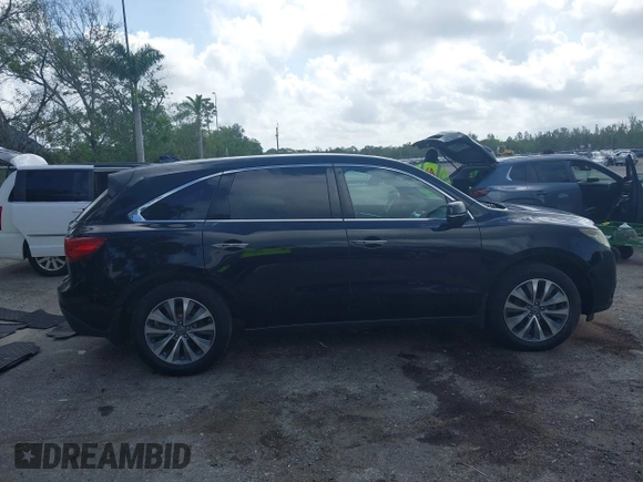 2016 Acura MDX w/Tech with VIN 5FRYD3H44GB021119, listed as a IAAI auction lot 41946691 with 179,222 mi miles. Bid and sale history available at carsss.com. Image 13.
