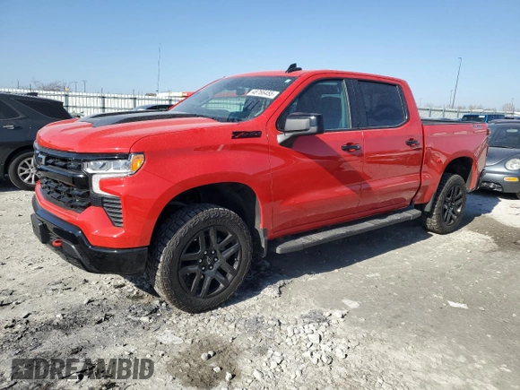 2024 Chevrolet Silverado 1500 with VIN 3GCUDFED9RG360543, listed as a Copart auction lot 48766455 with 13,504 mi miles and Salvage Title. Bid and sale history available at DreamBid. Image 1.