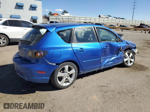 2006 Mazda 3 s with VIN JM1BK143961409601, listed as a Copart auction lot 50728525 with 162,436 mi miles and Salvage Title. Bid and sale history available at carsss.com. Image 3.