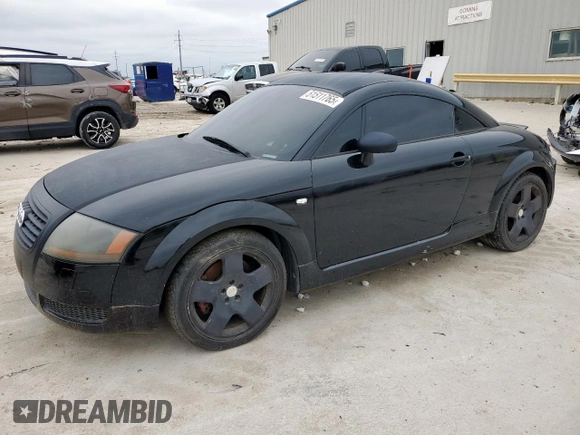 2001 Audi TT with VIN TRUWT28N511004768, listed as a Copart auction lot 51511765 with 160,485 mi miles and Salvage Title. Bid and sale history available at carsss.com. Image 1.