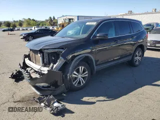 2018 Honda Pilot EX-L with VIN 5FNYF5H5XJB028485, listed as a Copart auction lot 57828255 with 95,845 mi miles and Salvage title. Bid and sale history available at DreamBid. Image 1.